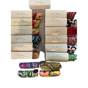 Lot of 16 RETIRED NWT Vera Bradley eyeglass cases Some VERY RARE Soft and Zipper